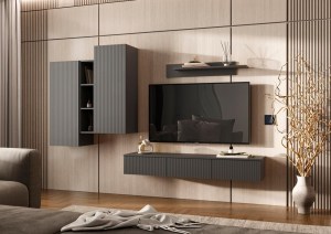 Модульная гостиная Оскар (Миф) Графит